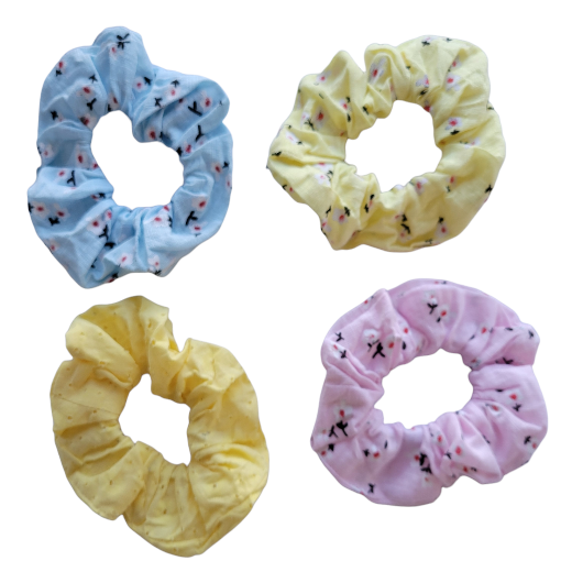 Stylish and Sustainable Korean-designed Bamboo Cotton Scrunchie