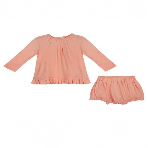 Bamboo Baby Top and Pleated Bloomer Set - Cloth and Things