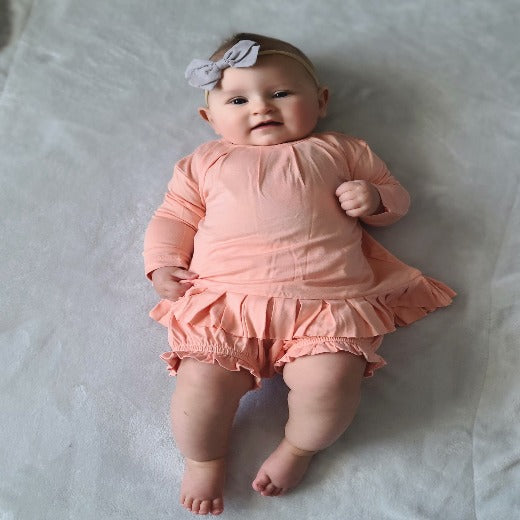 Bamboo Baby Top and Pleated Bloomer Set - Cloth and Things